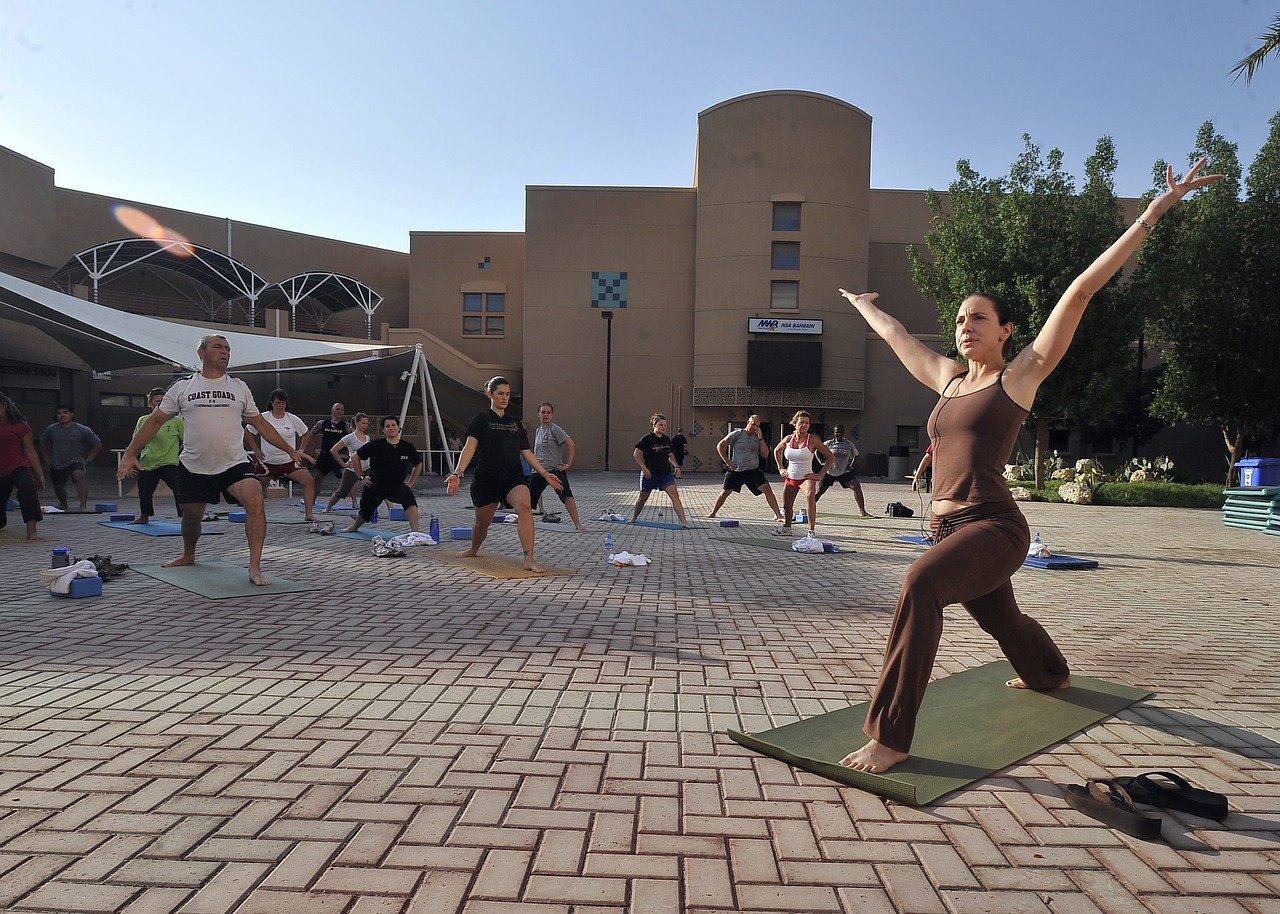Hatha Yoga uses postures